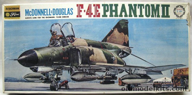 Fujimi 1/48 McDonnell Douglas F-4E Phantom II -  with Markings for Two USAF Aircraft, 0778 plastic model kit